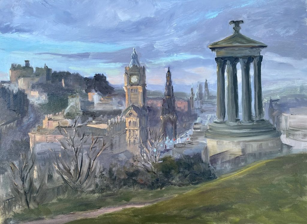 From Carlton Hill, Edinburgh - 40x 30 cm
